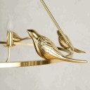 Loft Industry Modern - Golden Perch Chandelier